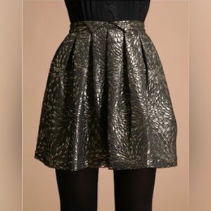 Lane Bryant Shimmering Black A-Line Skirt
